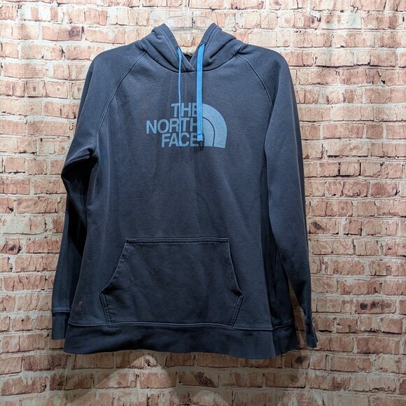 The North Face Blue Hoodie with Blue Accents Size XL - Picture 1 of 14